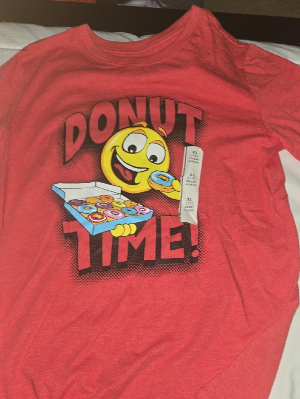 Cat & Jack Red 'Donut Time!' Graphic Tee